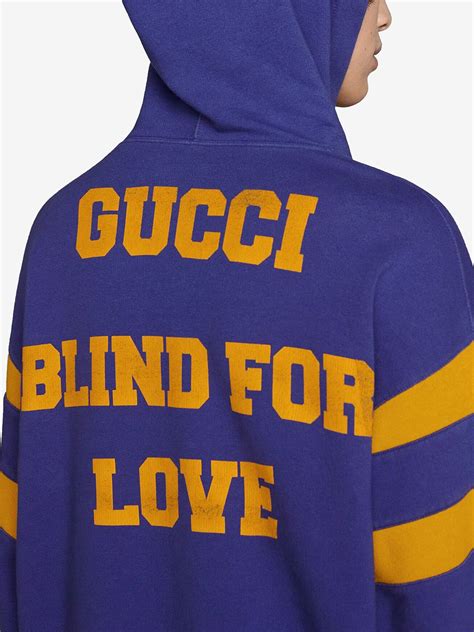 blind for love gucci sweater replica|gucci hoodie real or fake.